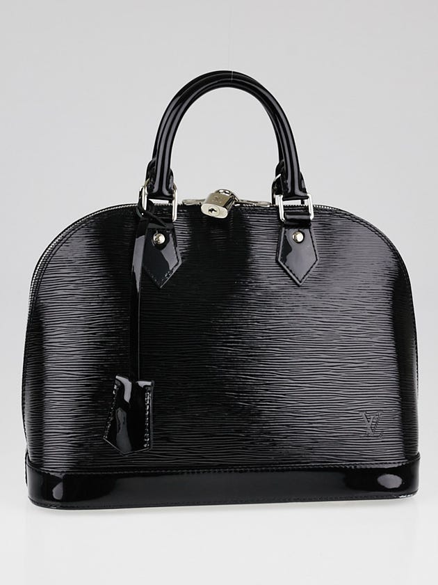 Louis Vuitton Black Electric Epi Leather Alma PM Bag