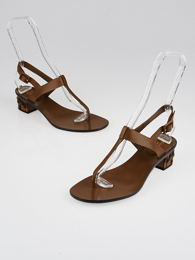 Gucci t strap online sandal