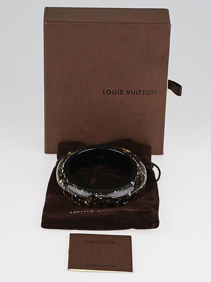LOUIS VUITTON Inclusion Bracelet GM Black 78731