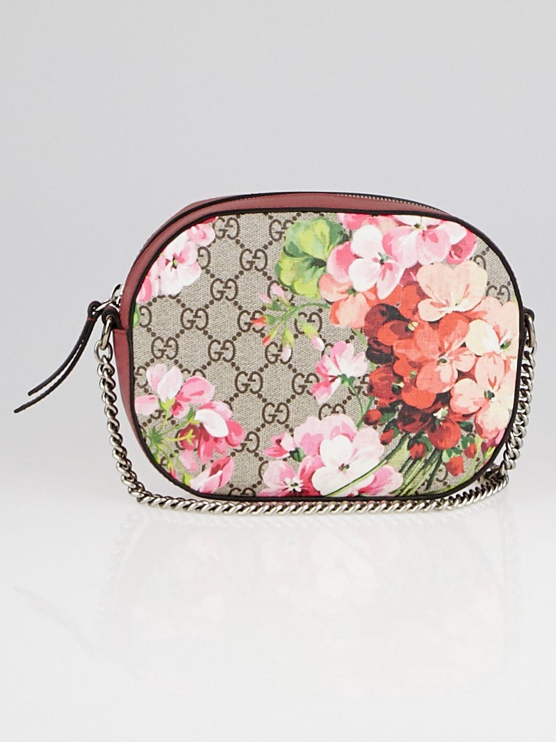 Gucci blooms mini cheap chain bag