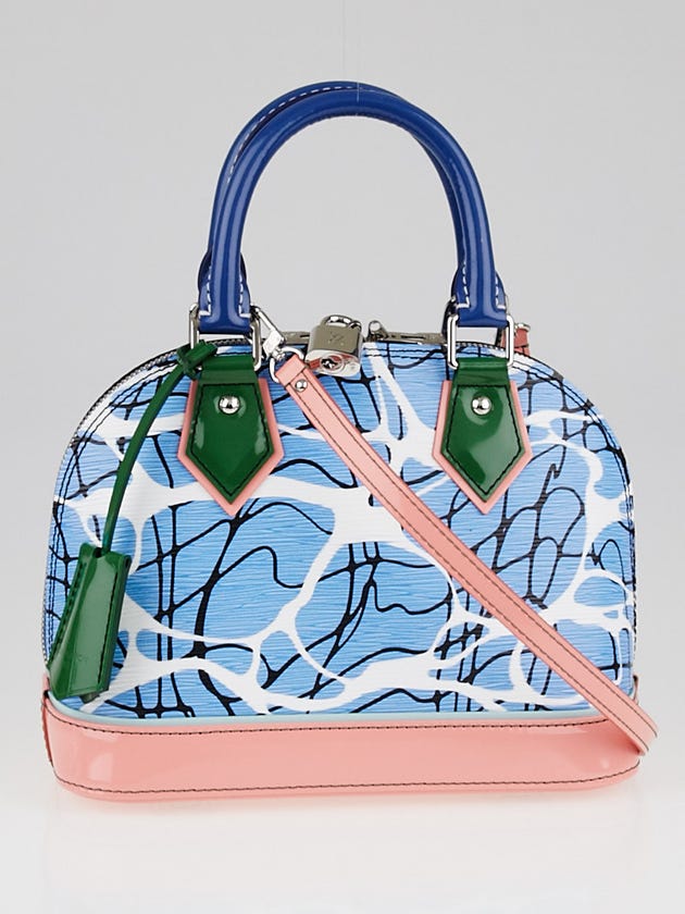 Louis Vuitton Blue Graphic SoCal Epi Leather Alma BB Bag