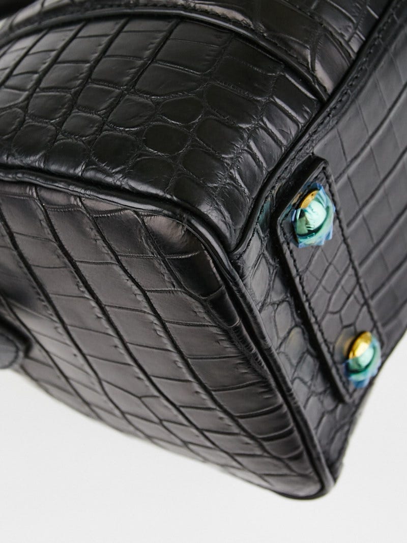 Louis Vuitton Utility Crossbody Bag Calfskin with Embossed Monogram Detail  Black