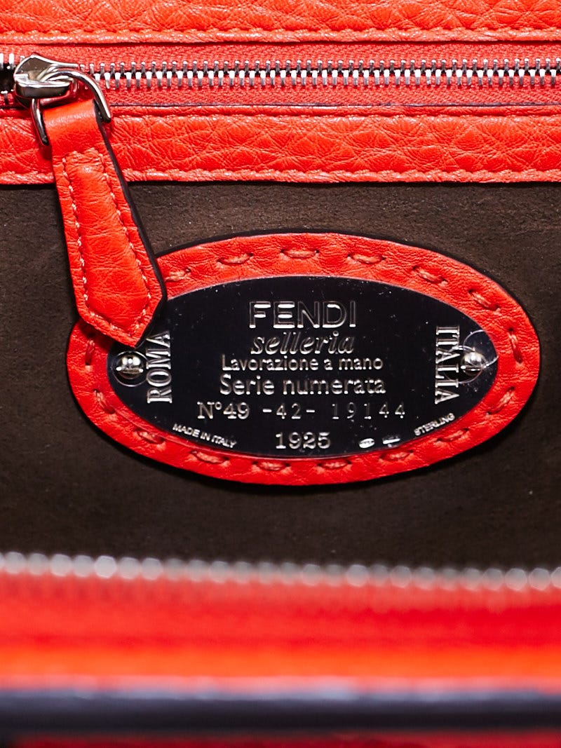 Fendi Red Selliera Leather Mini Adele 1328 Bag 8BN258 Yoogi s Closet
