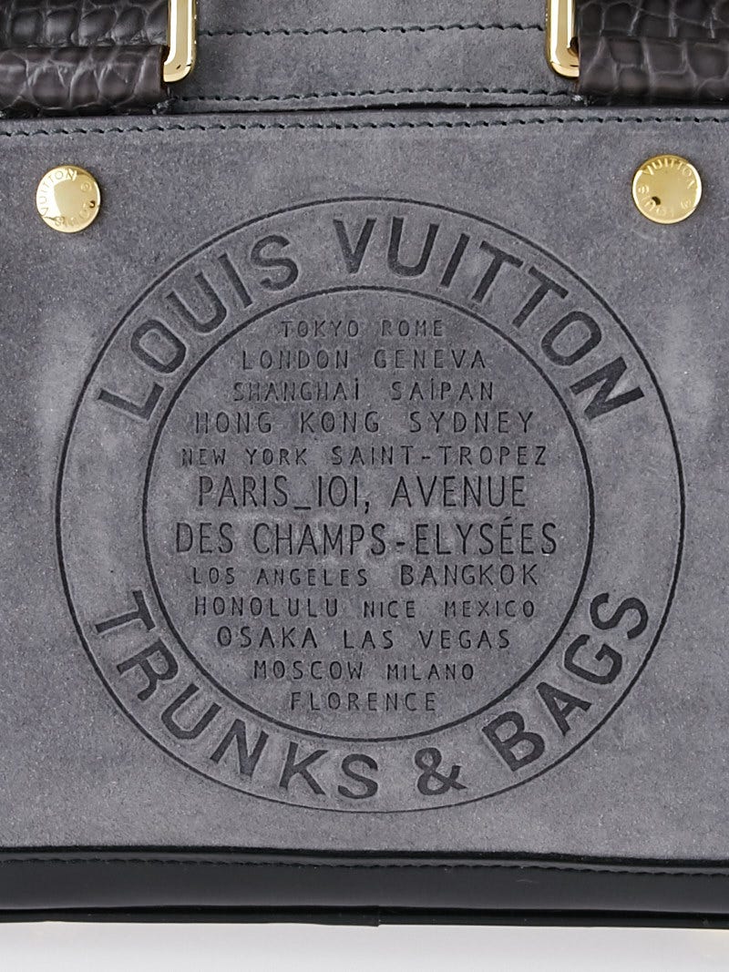 Louis Vuitton Limited Edition Brun Suede Havane Stamped Trunk PM Bag -  Yoogi's Closet
