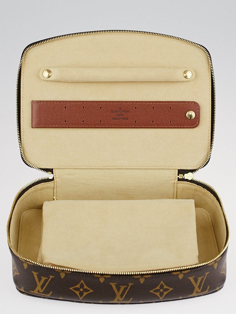 Auth Louis Vuitton Monogram Monte Carlo Jewelry Case box vintage