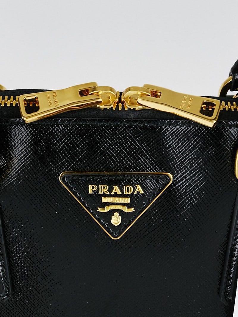 Prada Vernice BL0837 Saffiano Leather Top Handle Bag