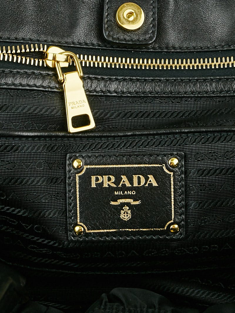 Prada Black Gaufre Tessuto Nylon Shopping Tote Bag BN1792 Prada Black Gaufre Tessuto Nylon Shopping Tote Bag BN1792
