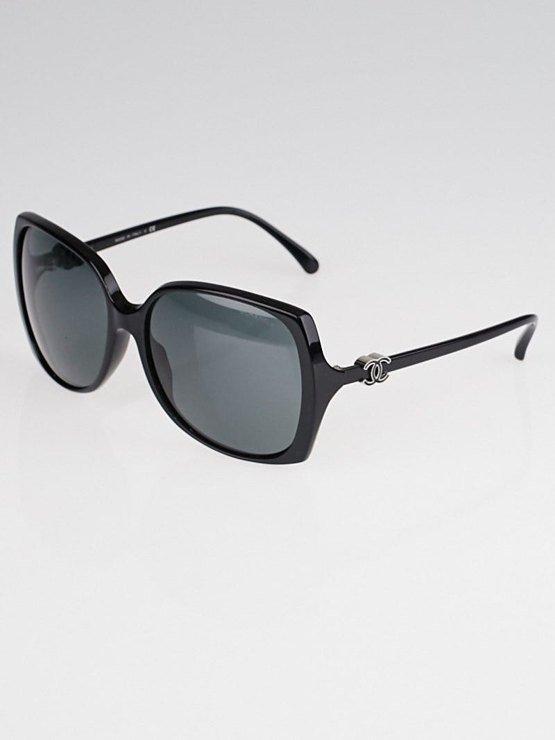 Chanel Black Square Oversized Frame CC Sunglasses 5216 - Yoogi's