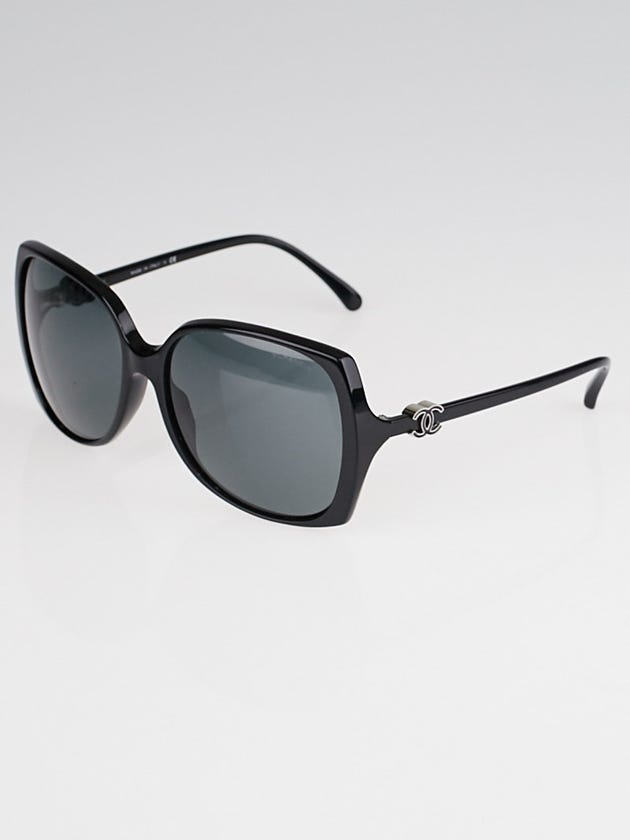 Chanel Black Square Oversized Frame CC Sunglasses 5216