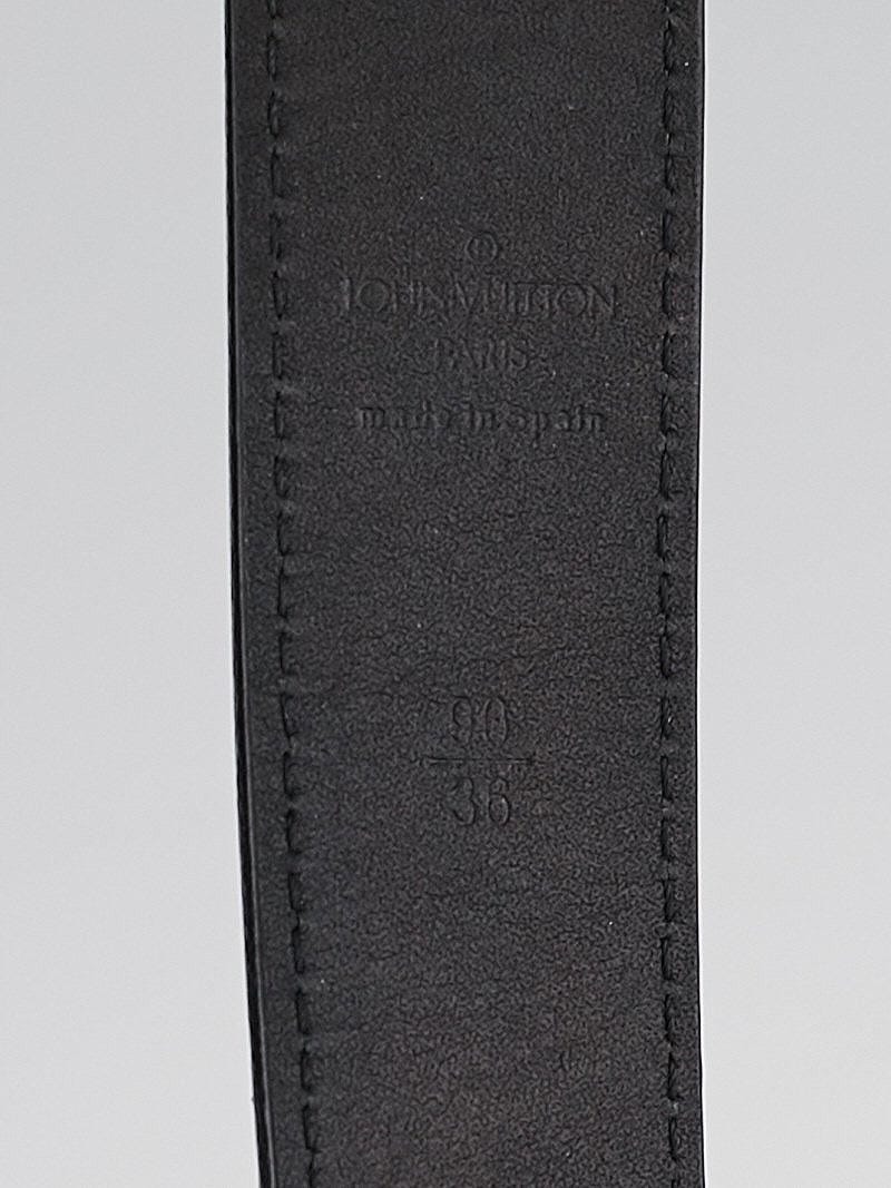 Louis Vuitton 30mm Black Monogram Multicolore LV Cut Belt Size 85/34 -  Yoogi's Closet