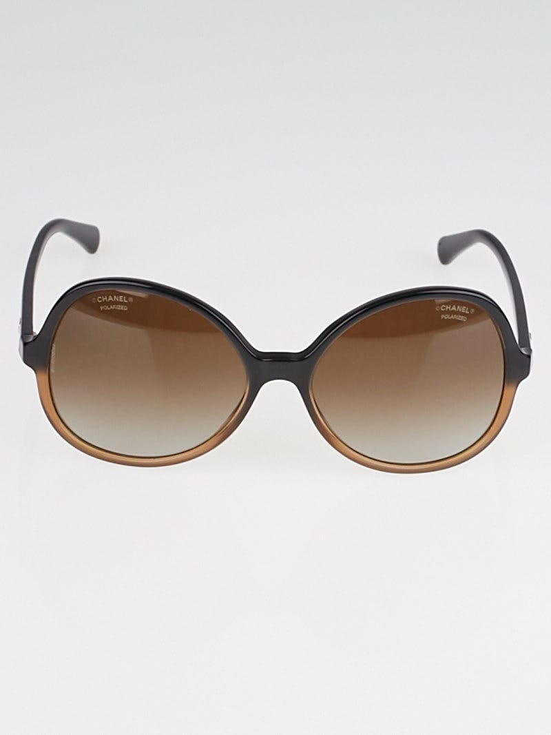 Chanel Black and Brown Frame Oval Signature - 5123 | Yoogi display picture 1