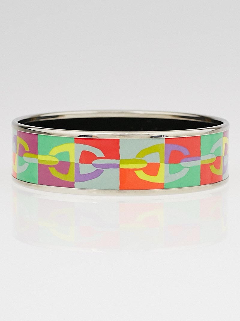 Three Hermes Enamel Bangles