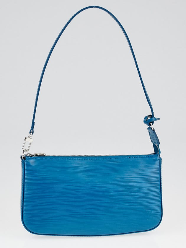 Louis Vuitton Cyan Epi Leather Accessories Pochette NM Bag