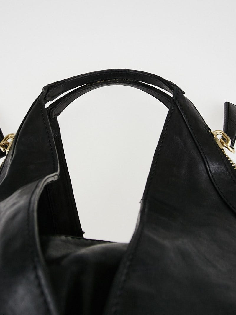 Givenchy Black Lambskin Leather Small Tinhan Hobo Bag Yoogi s Closet