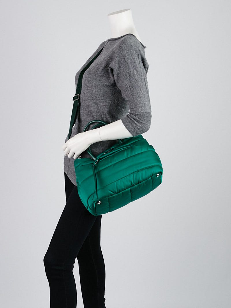 Prada Oleandro Tessuto Nylon Bomber Small Tote Bag BN2771 Prada Oleandro Tessuto Nylon Bomber Small Tote Bag BN2771