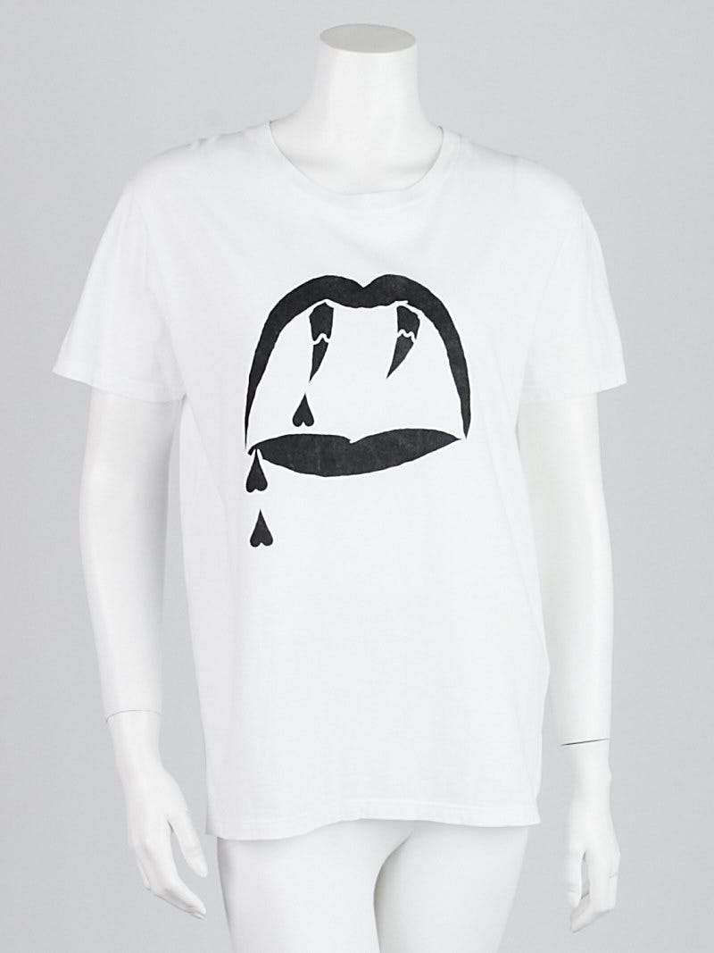 Saint laurent blood luster tee hot sale