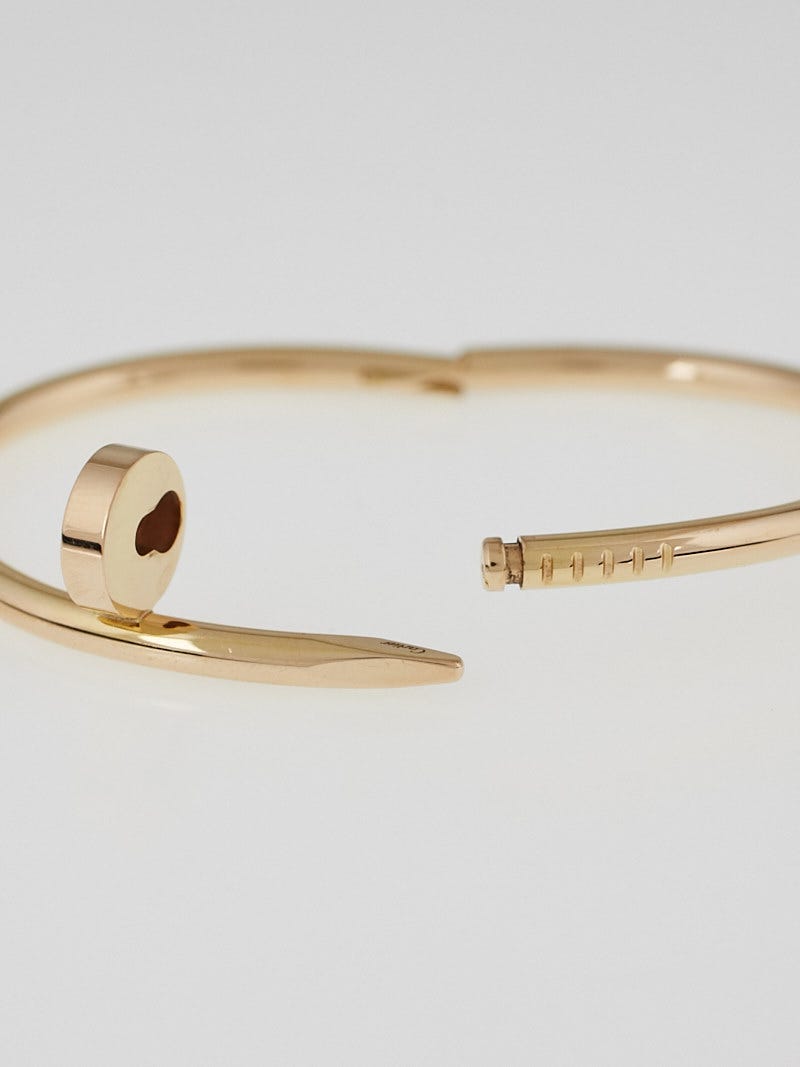 Cartier Juste Un Clou Bracelet 18k Rose Gold – STYLISHTOP