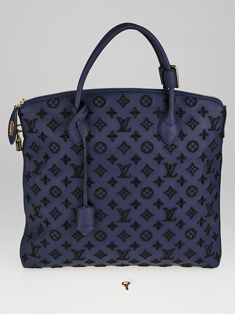 Louis Vuitton Limited Edition Blue Monogram Addiction Lockit Vertical MM  Bag - ShopperBoard