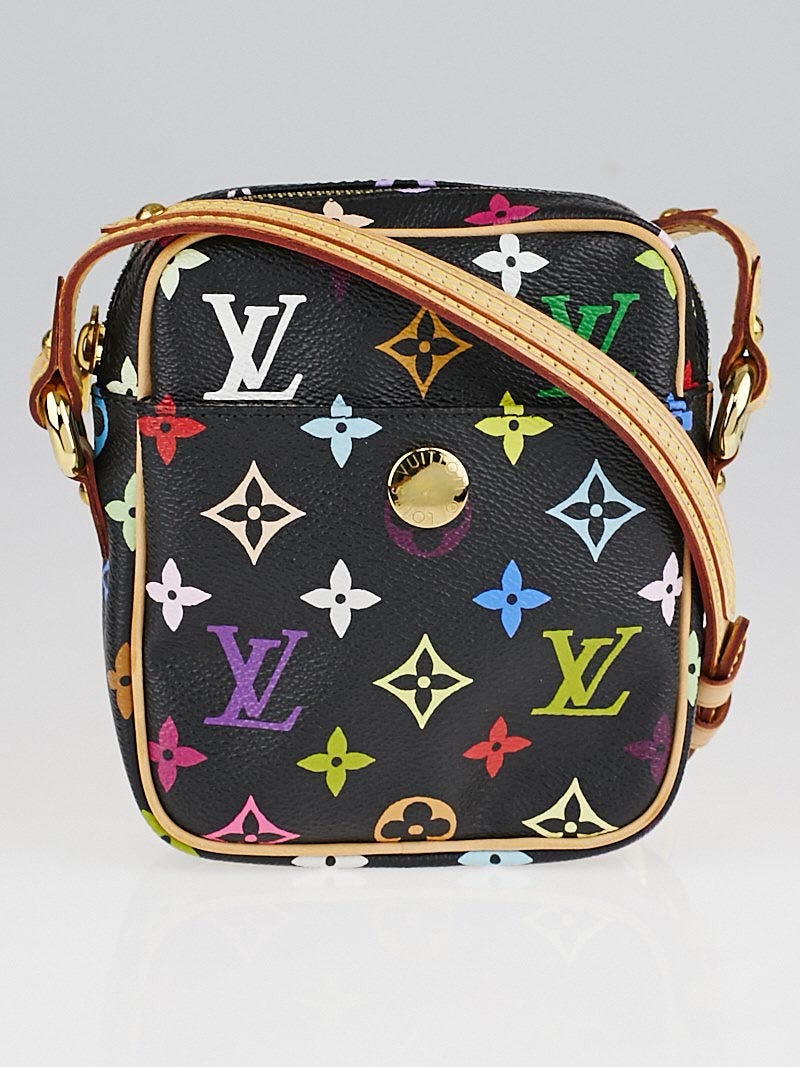 Louis Vuitton Black Monogram Multicolore Canvas and Leather
