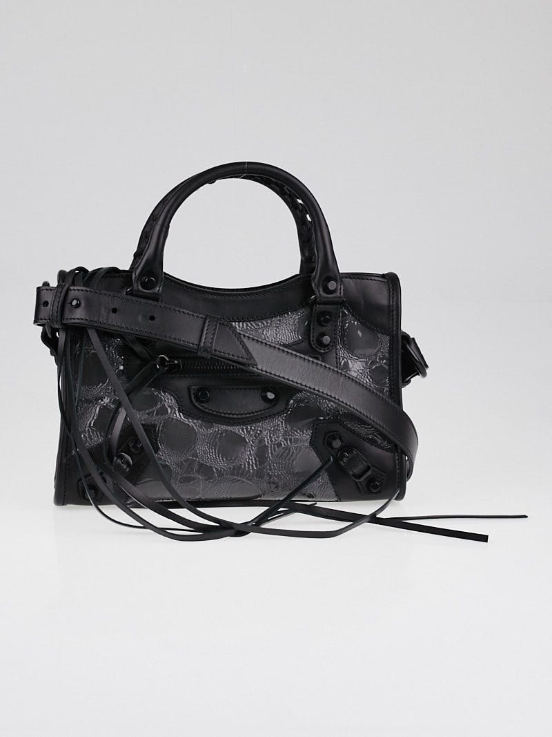 Balenciaga mini city hotsell all black