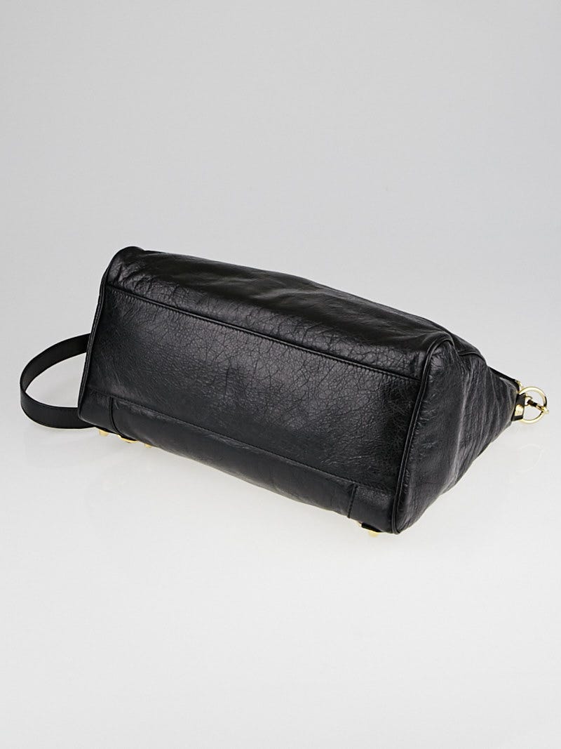 Balenciaga Anthracite Lambskin Leather Giant 12 Gold Velo