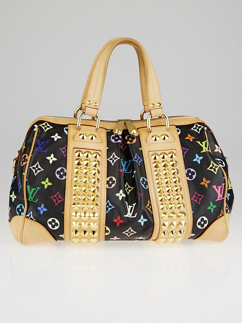 Louis Vuitton Black Monogram Multicolore Courtney MM Bag w/o Strap -  Yoogi's Closet