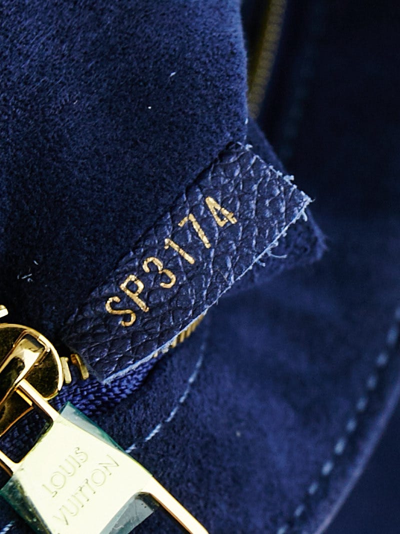 Louis Vuitton Navy Blue Monogram Empreinte Leather St Germain PM Bag at  1stDibs