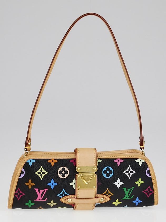 Louis Vuitton Black Monogram Multicolore Shirley Bag
