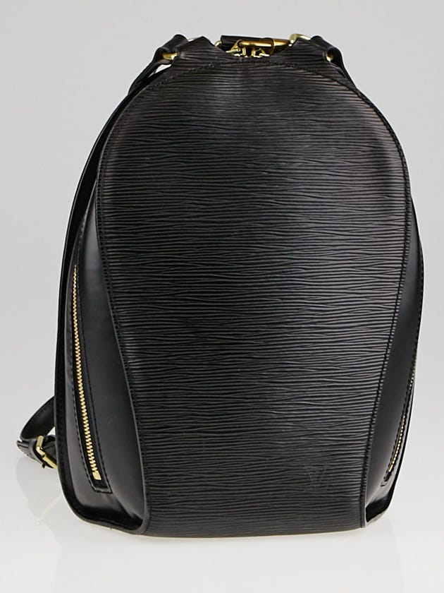 Louis Vuitton Black Epi Leather Mabillon Backpack Bag