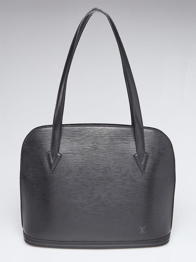 Louis Vuitton Black Epi Leather Lussac Tote Bag