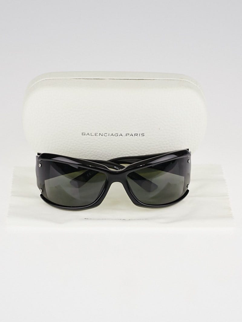 Balenciaga Black Acetate Frame Sunglasses - 0013/S | Yoogi display picture 1