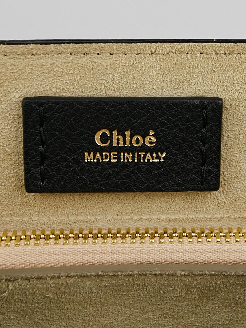 Chloe Black Leather Indy Shoulder Bag | Yoogi's Closet