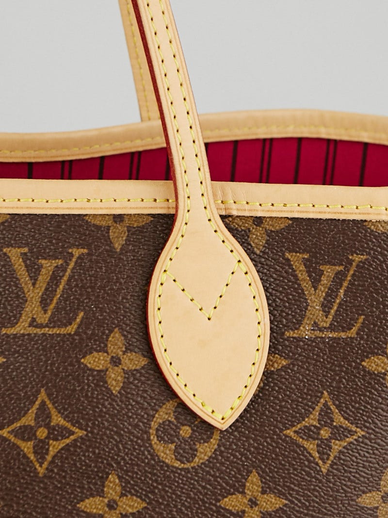 Louis Vuitton Neverfull Mm Pivoine Interior Tote Bag