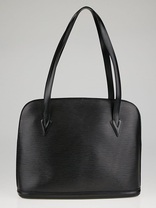 Louis Vuitton Black Epi Leather Lussac Tote Bag