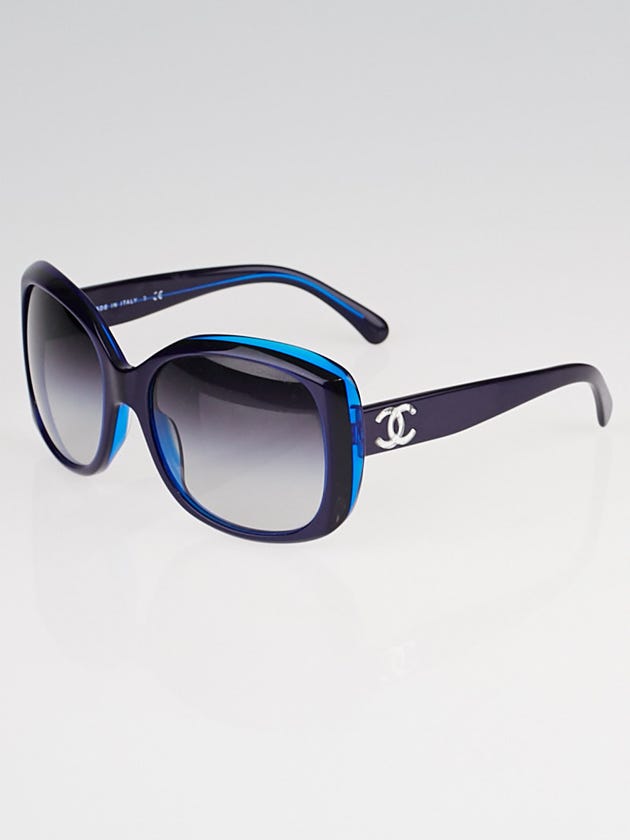 Chanel Blue Square Frame CC Logo Sunglasses-5183