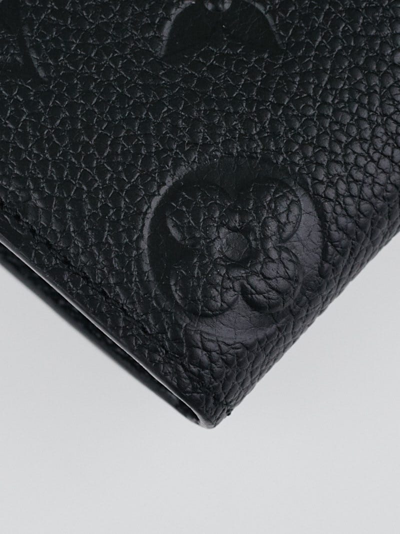 Louis Vuitton - Authenticated Sarah Wallet - Leather Black For Woman, Very Good condition
