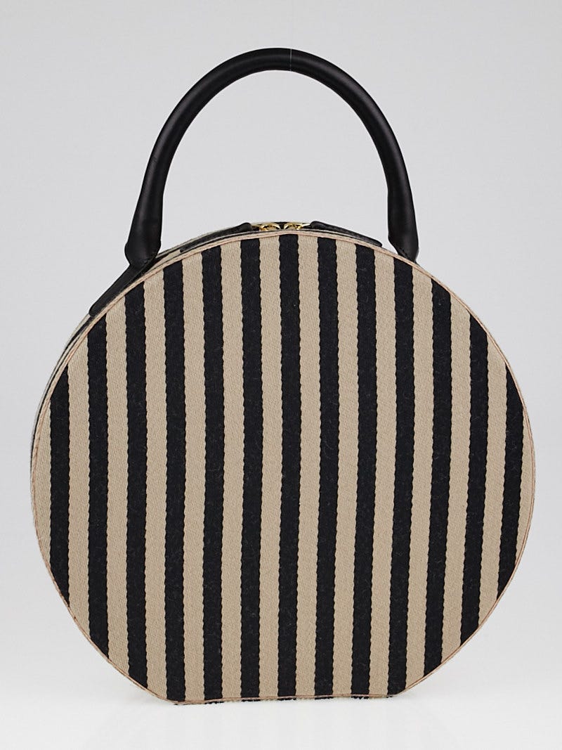 Mansur Gavriel Black Toostripe Girard Circle Bag Yoogi s Closet