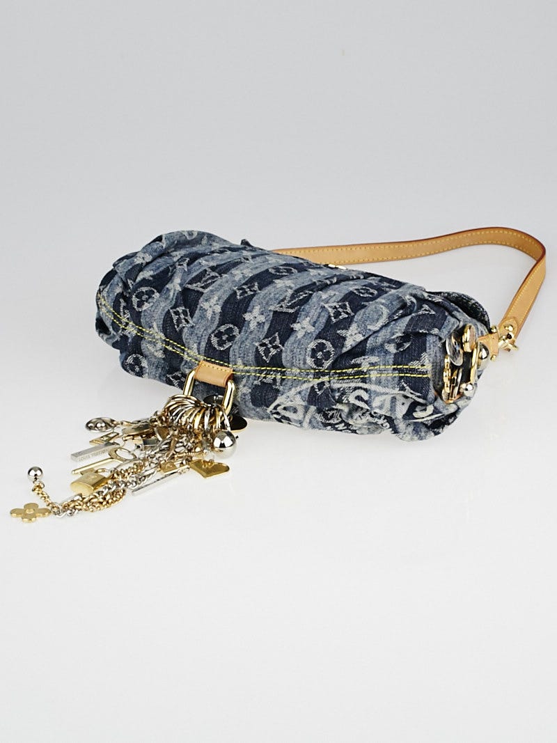Louis Vuitton Limited Edition Mini Lin Speedy Denim Bag (606) - Reetzy