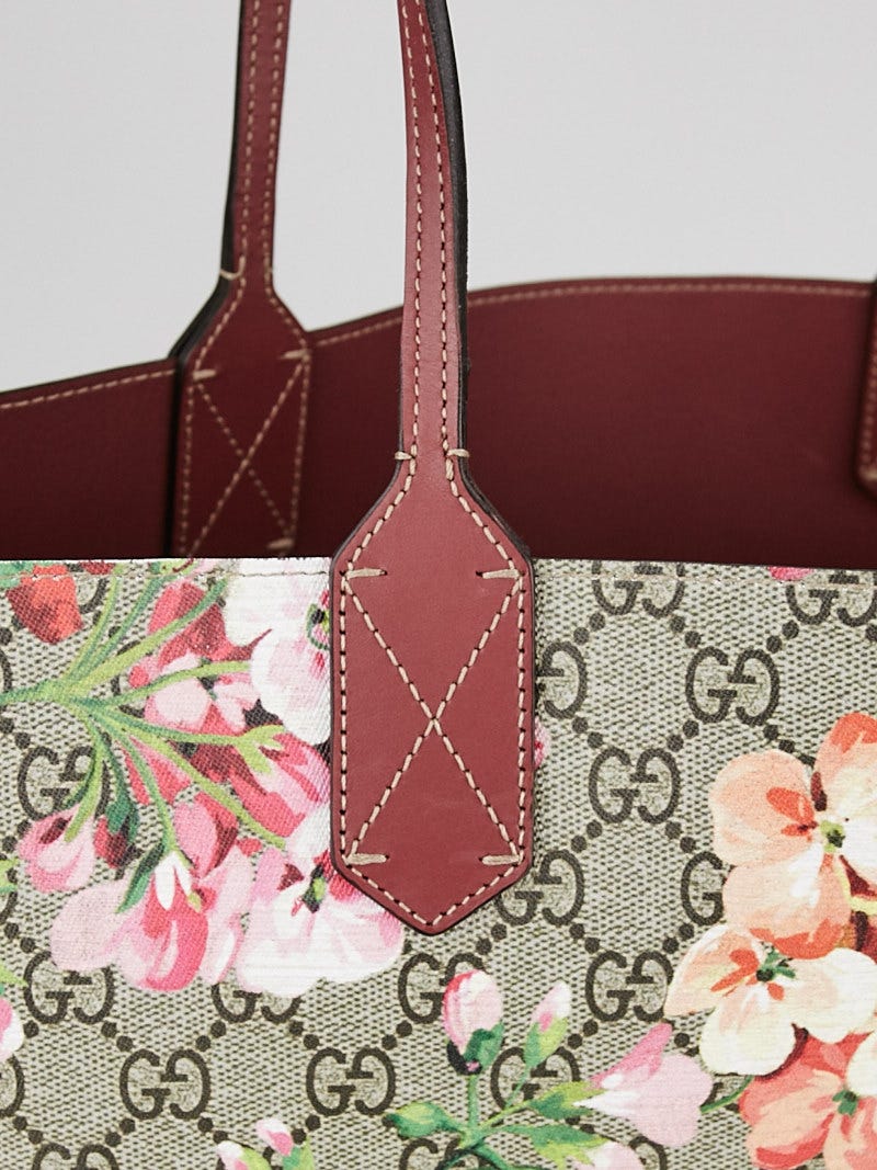 Gucci Beige/Pink GG Coated Canvas Medium Tote Bag - Yoogi's Closet