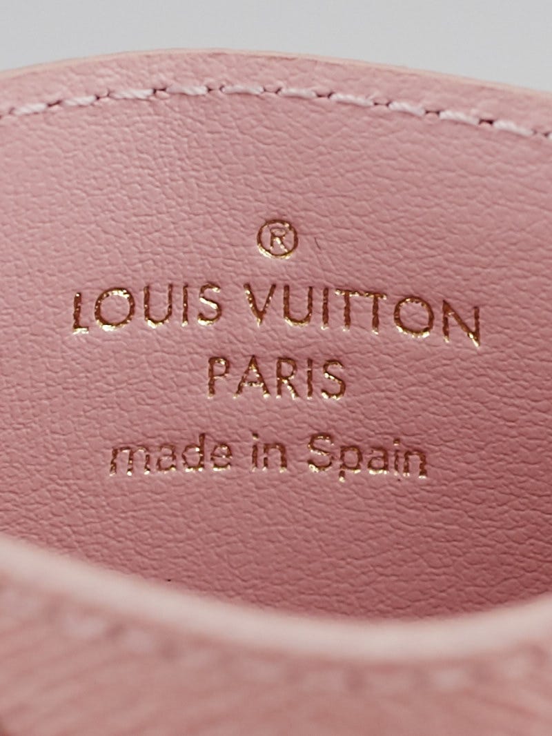Louis Vuitton Clémence Wallet Rose Ballerine Damier Ebene