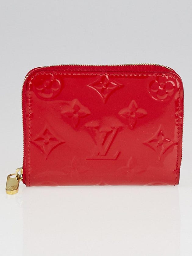 Louis Vuitton Cerise Monogram Vernis Zippy Coin Purse