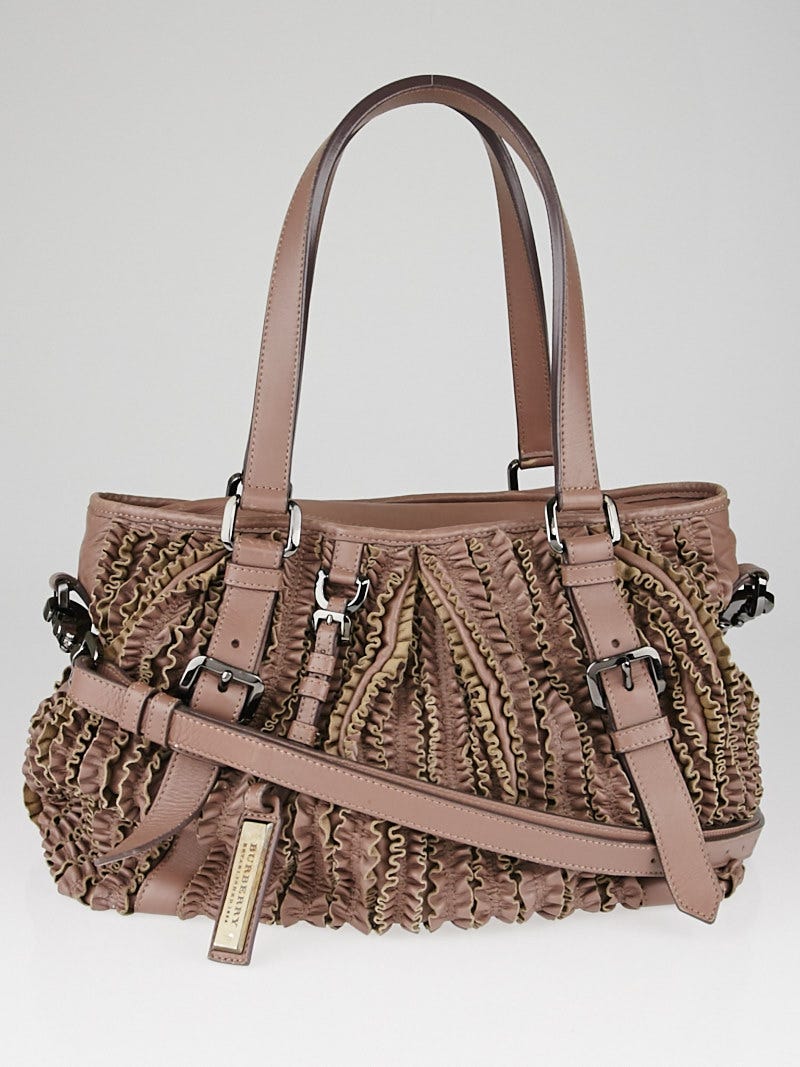 Burberry top ruffle bag