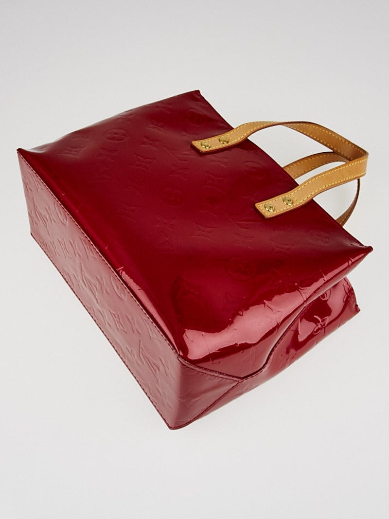 Louis Vuitton Red Monogram Vernis Reade PM Bag - Yoogi's Closet