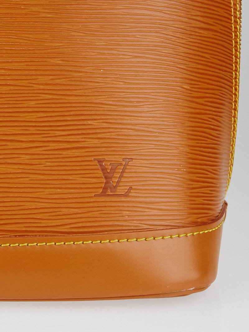 Louis Vuitton Brown Epi Alma PM with Strap at Jill's Consignment