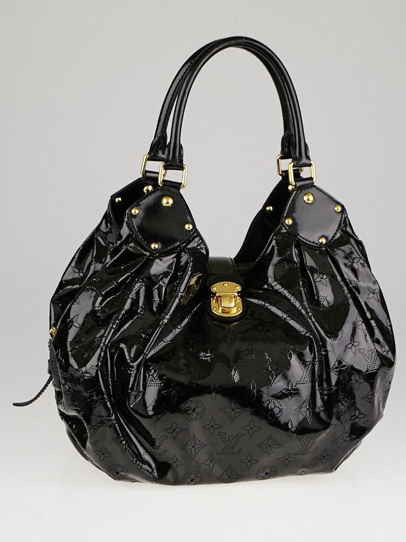 Louis Vuitton Limited Edition Black Patent Leather Surya L Bag - Yoogi's  Closet