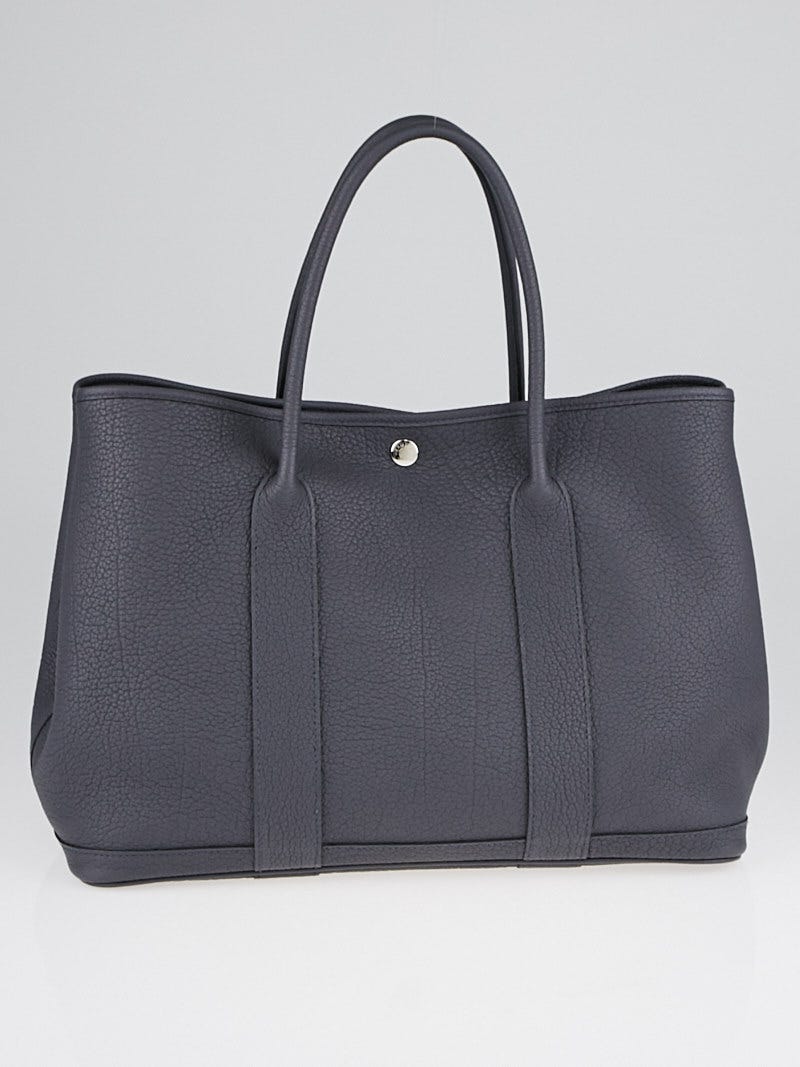 【キャンバス/Ardoise&Black】HERMES Garden Party 30 TPM Hermes Garden Party bag 30/TPM Ardoise Negonda leather