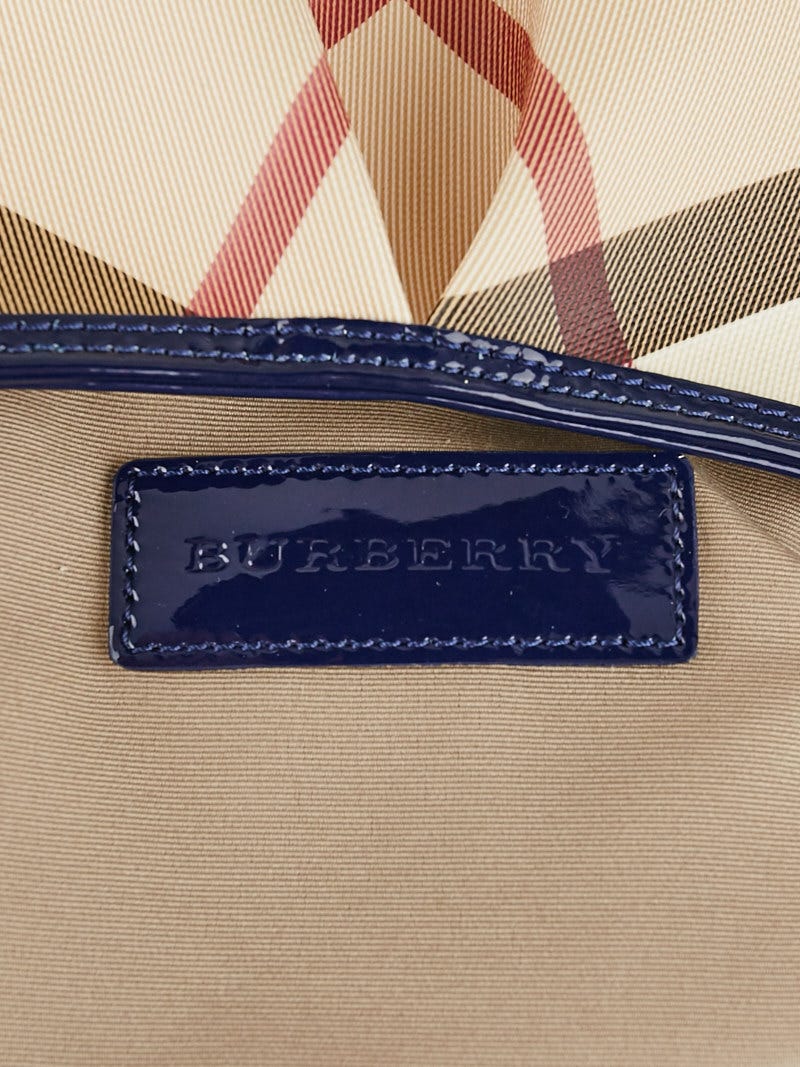 BURBERRY BlUE l a b elサコッシュショルダーΩ