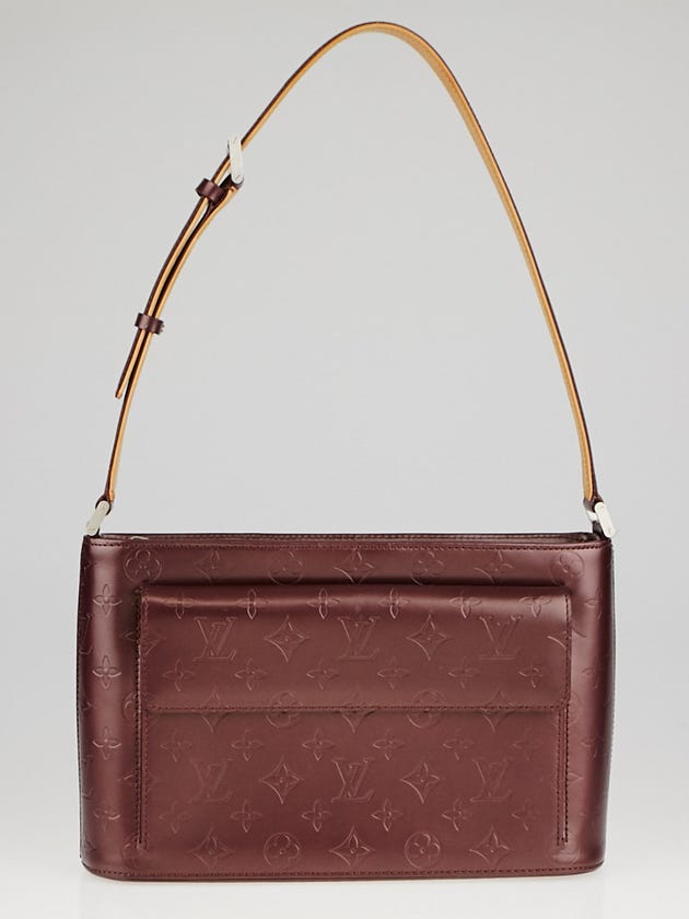 Louis Vuitton Purple Monogram Mat Vernis Allston Bag