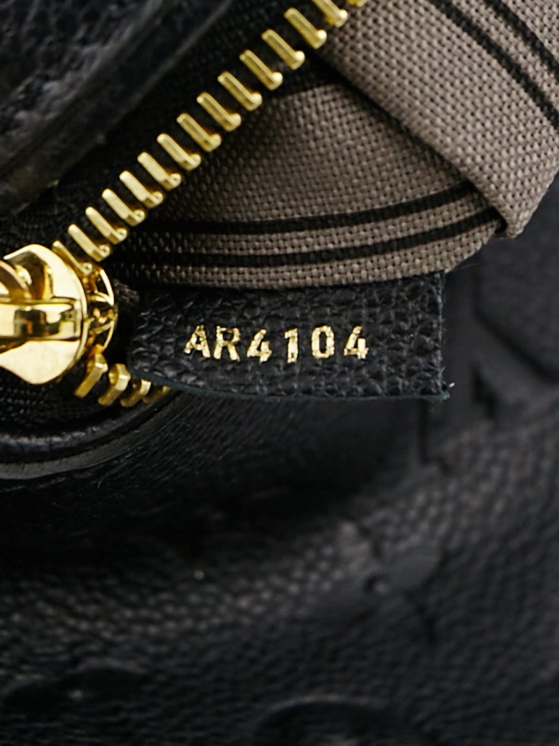 Louis Vuitton Monogram Empreinte Leather Noir Bastille MM Bag - ShopperBoard