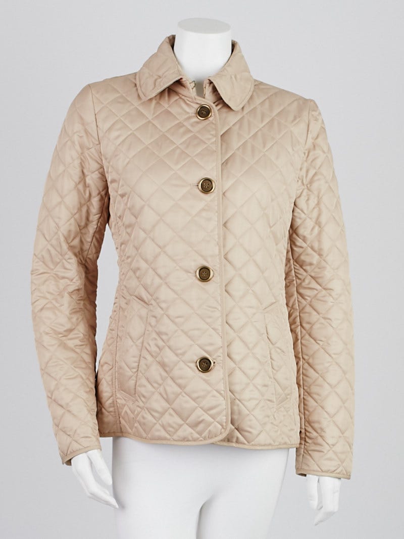 Louis Vuitton - Authenticated Coat - Polyester Beige for Women, Never Worn